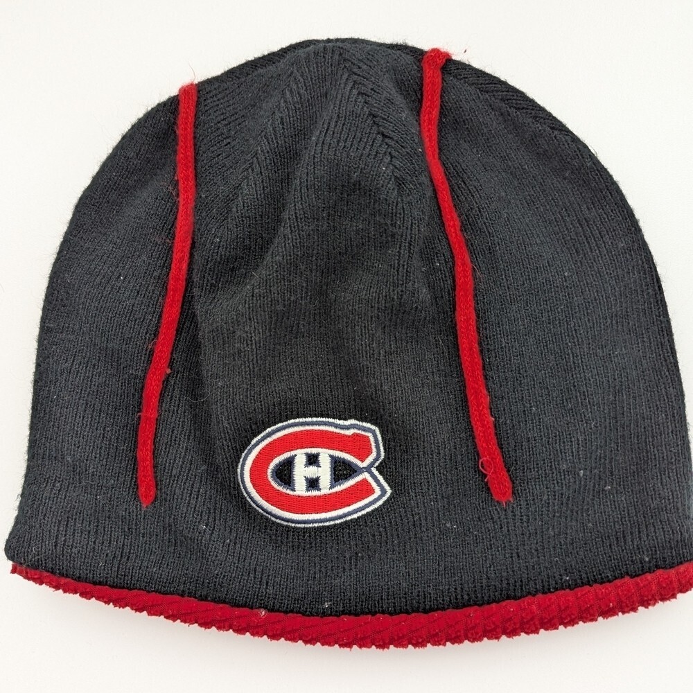 Montreal Canadiens REVERSIBLE Cuffless Knit Beanie/Hat/Tuque/Chook